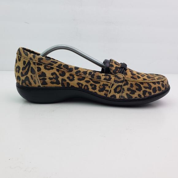Collection By Clarks Ashland Ballot Womens Size 9 Leopard Slip On Loafer Shoes - Picture 4 of 11